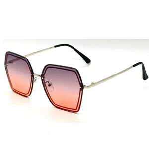 Hexagon Sunglasses Women Fashion Trendy Designer Shades Luxury Shield Lentes New